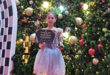 Dunariya Nuankumma（Kana) G.3C 2019 B-DAZZLED Music and Dance Festival runner up JAZZICONTEMPORARYI BALLET (Group), U-13 Platinum Award, held at Singapore.
