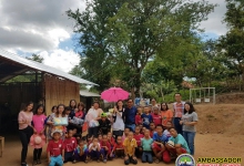 Donated goods and organized a fun-loving activity Donated goods and organized a fun-loving activity