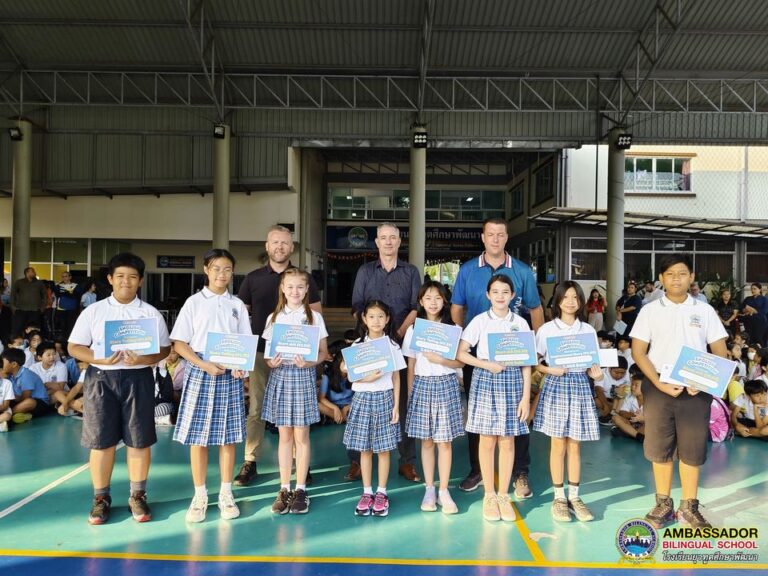 Results of the school-based English Competition initiated by Ajarn Chugiat.