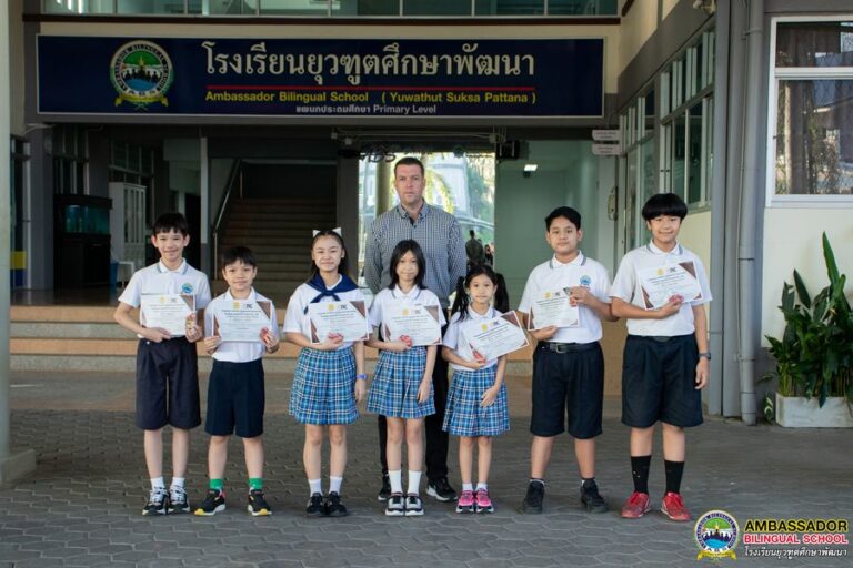 congratulate to our outstanding students for participating in “The 4th, Thailand English Skills Evaluation Test (TESET)”