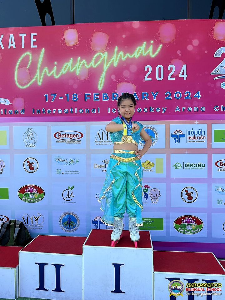 Congratulate to Nantaya Nuntawisut, Meji G.1 Inter Blue for participating “Skate Chiang Mai 2024”