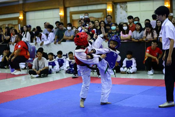 Congratulate to Miss Siladapa Upara (Lyga), G2IB for participating in a taekwondo competition “Phitsanulok Song Kwae, The City of Phra Ong Dam 2024”.
