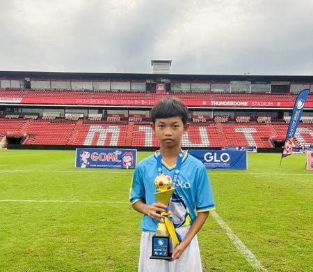 Congratulate to Mr. Konpaphast Nunsureewara (Midfield) G.6 A participated in the GLO CUP 2024,