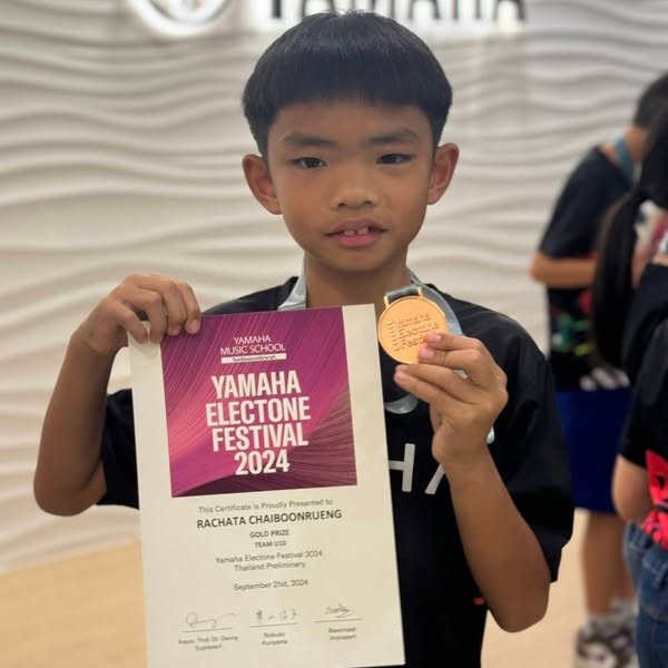 Congratulate to Master Rachata Chaiboonrueng (Major) G.3IR for joining Yamaha Electone Festival 2024