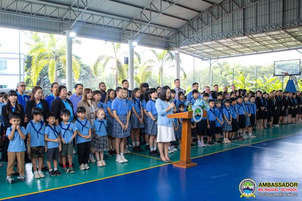 Ambassador Bilingual School (ABS) held a ceremony to offer blessings on the occasion of Her Majesty Queen Sirikit The Queen Mother’s Birthday Anniversary, as an expression of loyalty and to extend best wishes to Her Majesty.