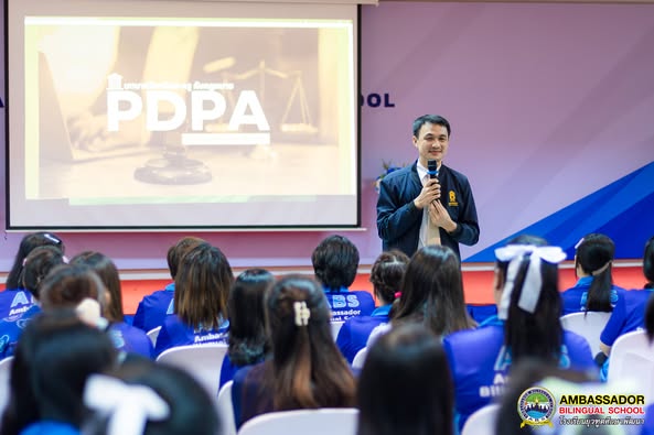 Ambassador Bilingual School (ABS), through its administrative department, organized a workshop on “Personal Data Protection (PDPA)” for the academic year 2025. The event took place on September 18, 2025, at the Meeting Room, Building 4.