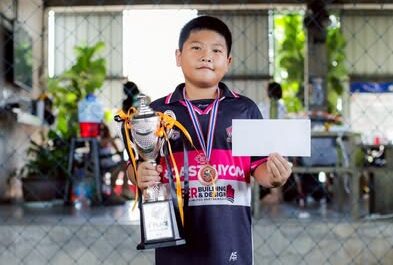 Congratulate Mr.Thanasit Kitsurat (Captain) for participating in the ALL STAR KIDS CUP (U8 category) and winning the 2nd Runner-up Award. The competition was held from 11–12 October 2025 at the All Star Arena Football Field (Chiang Mai).