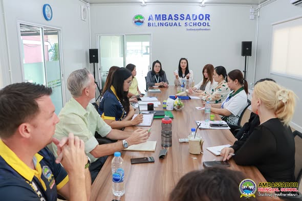 Ambassador Bilingual School (ABS), through the Academic Department, held a meeting to review the academic performance and outcomes for Semester 1/2025, as well as to plan for key academic operations and activities for Semester 2 of the 2025 academic year.