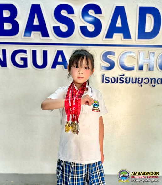 Congratulations to Miss Pawannapat Tocanitchart (Pingping) G.1 Inter Red for participating in the “14th GKO Gymnastics and Fitness Competition 2026”