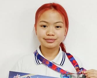 Congratulations to Miss Priyaphat Huangsuwannakon (Nirin), G.6B,who participated in the Taekwondo Competition and won First Runner-up (Silver Medal) at the 41st National Youth Games, Regional Qualifying Round (Region 5), “Mueang Phrae Games.”