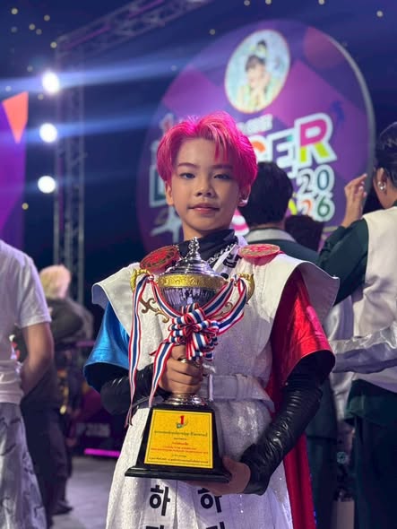Congratulations to Mr. Hyuga Phanyasak (Hyuga), G.6B, for participating in the TO BE NUMBER ONE TEEN DANCERCISE THAILAND CHAMPIONSHIP 2026 and achieving the prestigious award of National Champion – PRE-TEENAGE Division as a member of Team “Oh My Goodness”,