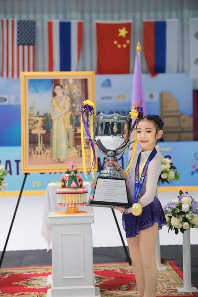 Congratulations to Miss Prancheeva Chaisri (Cheeva), G.1 Inter Red for participating in the Figure Skating competition “ISIAsia International Skate Chiangmai 2026.