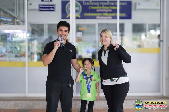 Congratulations to Miss Nuer Poomcharoen (Nong Nuer) K.2 Inter Green Dragon for participating in the Figure Skating competition “ISI Asia International Skate Chiangmai 2026.