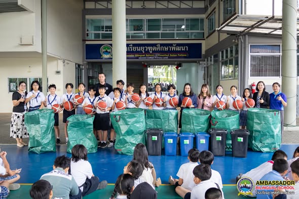 The Student Council of Grade 6 and Grade 8 for the Academic Year 2025 has generously donated equipment to the school for use in various school activities,
