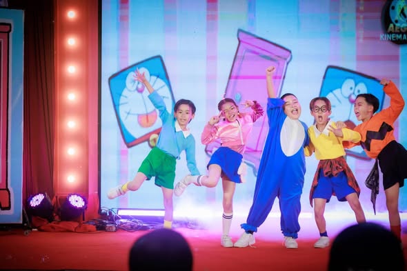 Congratulations to  “The Gang”Team for participating in the AEG’s Super Stars Season 4 Competition with the performance titled “Doraemon Funky Crew” in the Under 12 Years Old Category,and winning the Champion Award,