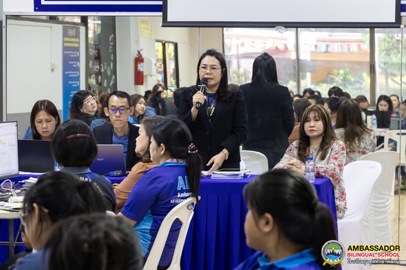 Ambassador Bilingual School (ABS) led by Ms. Sriphae Thanakhwang, Acting Director, who presided over the workshop on the preparation of the Self-Assessment Report (SAR) for the year 2025 and the Annual Action Plan for the academic year 2026.
