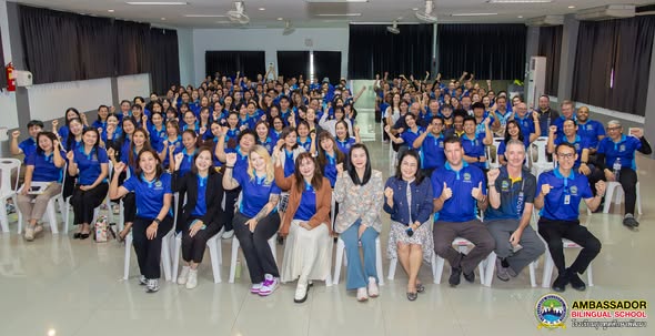 Meeting for all teachers and staff, including both Thai and international teachers from all departments, to prepare for the opening of Semester 1 of the Academic Year 2026.