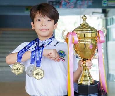 Congratulations to Mr.Hyuga Phanyasak (Hyuga), G.7 Blue for participating in the 5th Northern Cheerleading Championship 2026, competing for the Royal Trophy graciously bestowed by General His Serene Highness Prince Chalermsuek Yukol.
