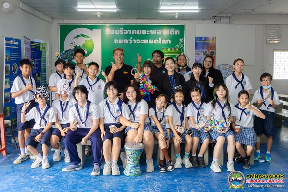 ABS Ambassador Bilingual School (ABS), through its Academic Department, organized an educational field trip for Student Council members from Grade 6 and Grade 9 to visit Green Road, a public-benefit plastic recycling company