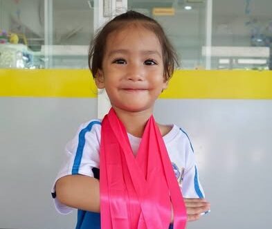 Congratulate Mr. Shin Khant Lin (Arr Chit) K.1 Inter Red for participating in the 4th KRU AEY Swimming Competition, Under 4 Years Age Group, held at Urbana Village Swimming Pool on August 22, 2026.