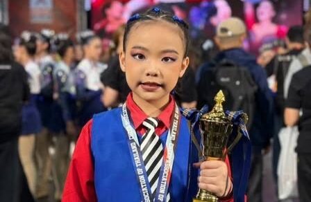 Congratulations to Miss Natthaphat Treewatchararat (Kham Kwan) G.2A for participating in the Cheer Association of Thailand (CAT) competition in the Mini Hip Hop Team category.